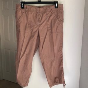 Cropped utility pants